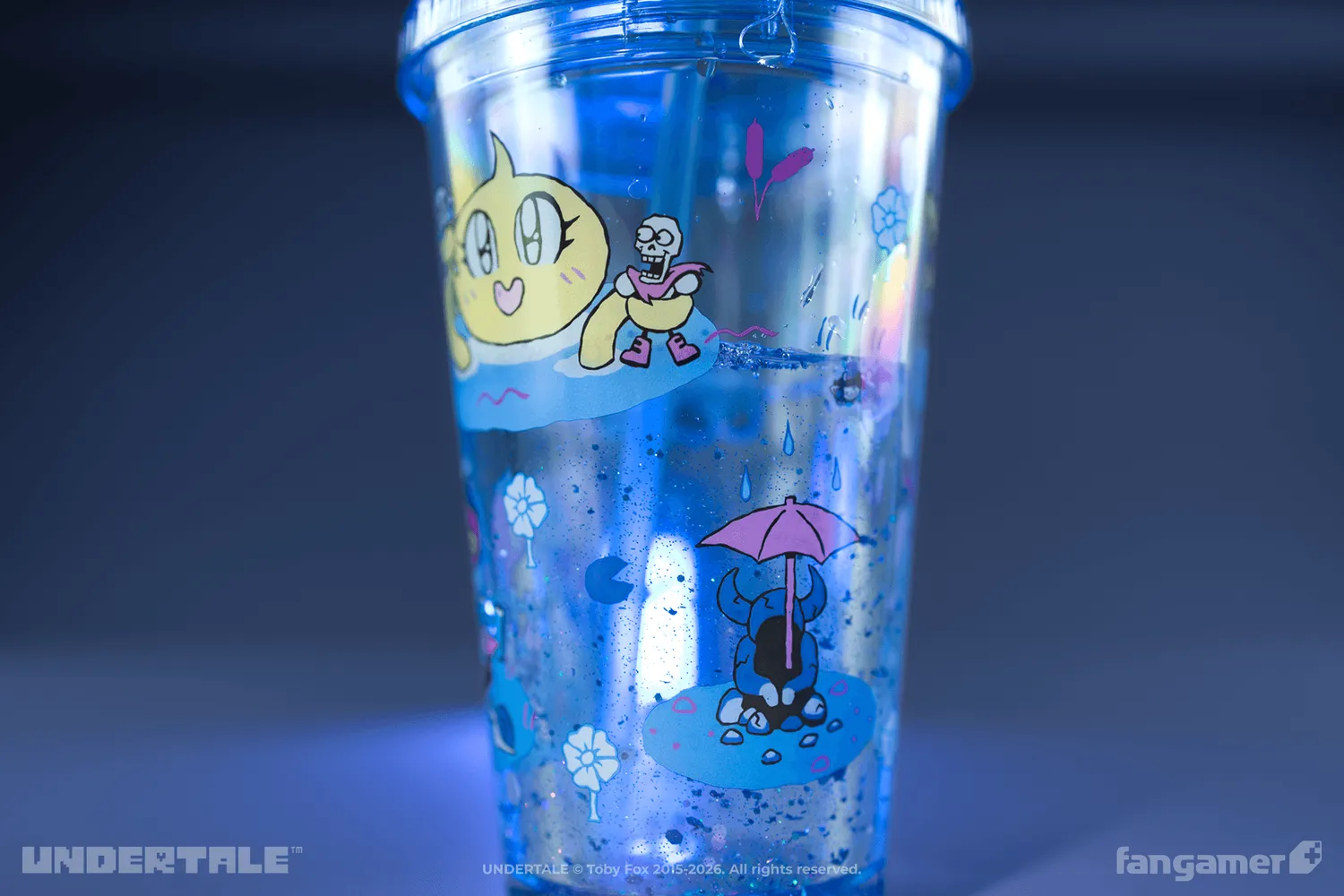 Fangamer UNDERTALE Waterfall Glitter Tumbler Trinkbecher 16 oz