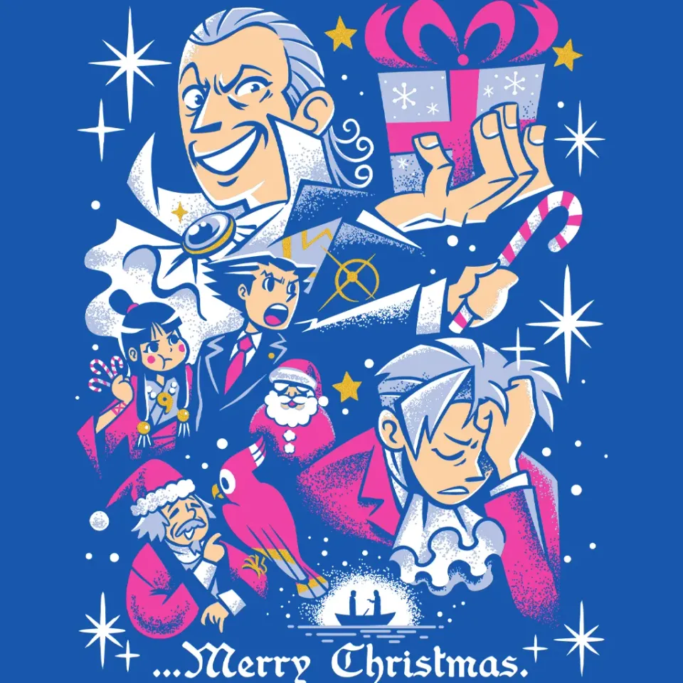 Fangamer Almost Christmas Sweater Ace Attorney Sweatshirt