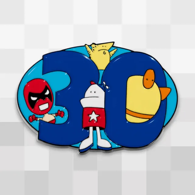 Fangamer Homestar Runner 30th Anniversary Pin Emaille