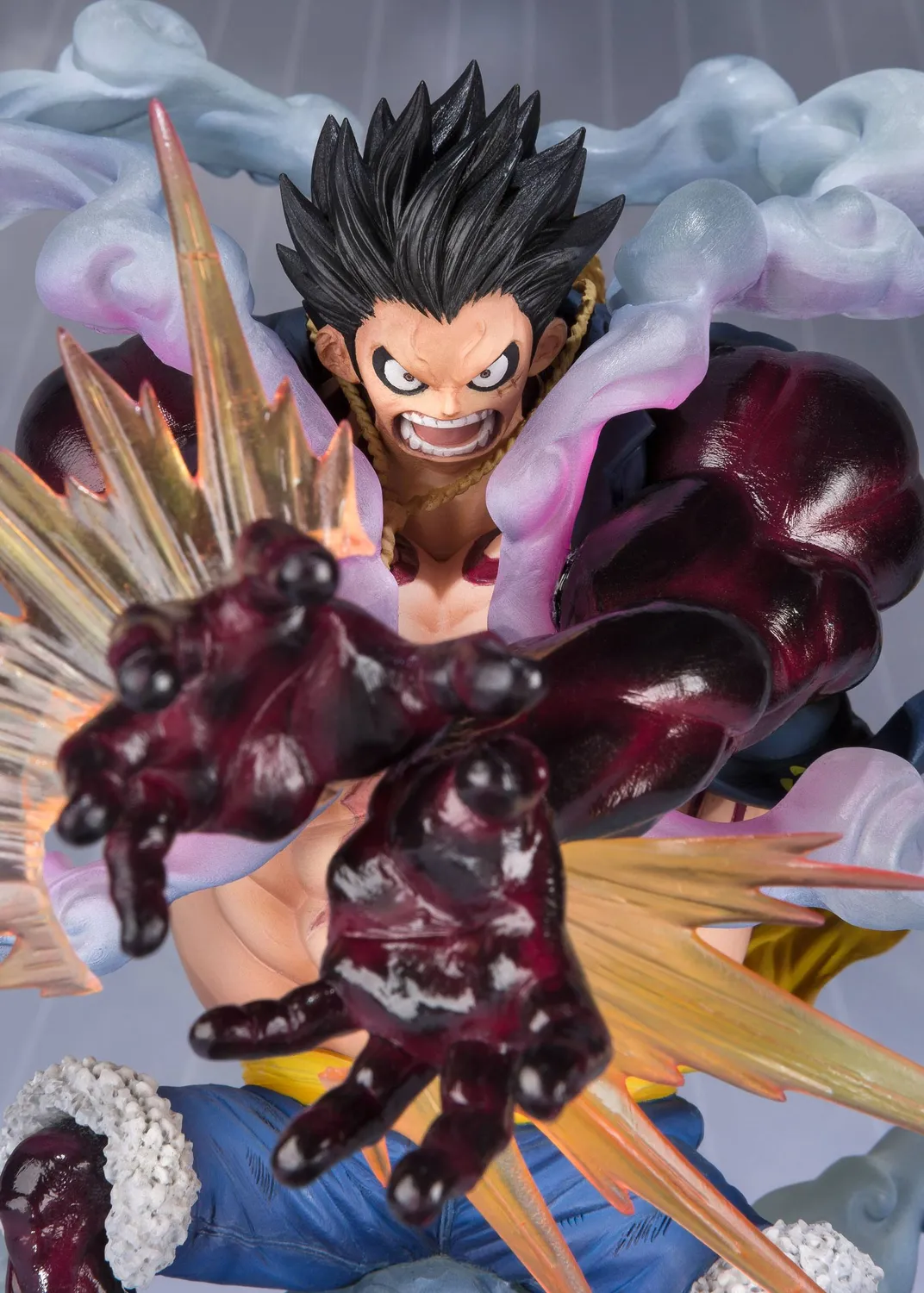 One Piece FiguartsZERO Luffy Gear 4 Leo Bazooka Statue 18 cm