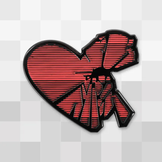 Fangamer of the Devil Heartbreak Killer Pin Emaille