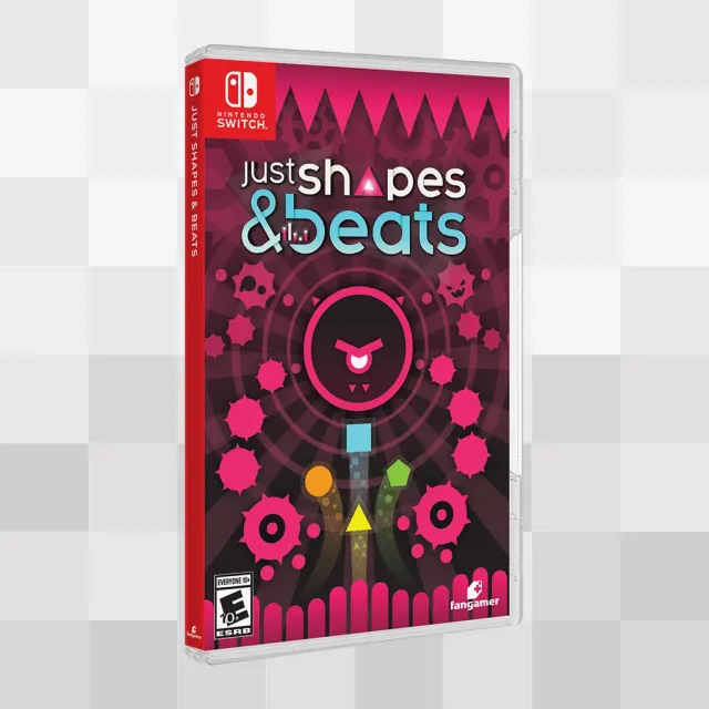 Fangamer Just Shapes & Beats Switch Spiel physisch mit Poster