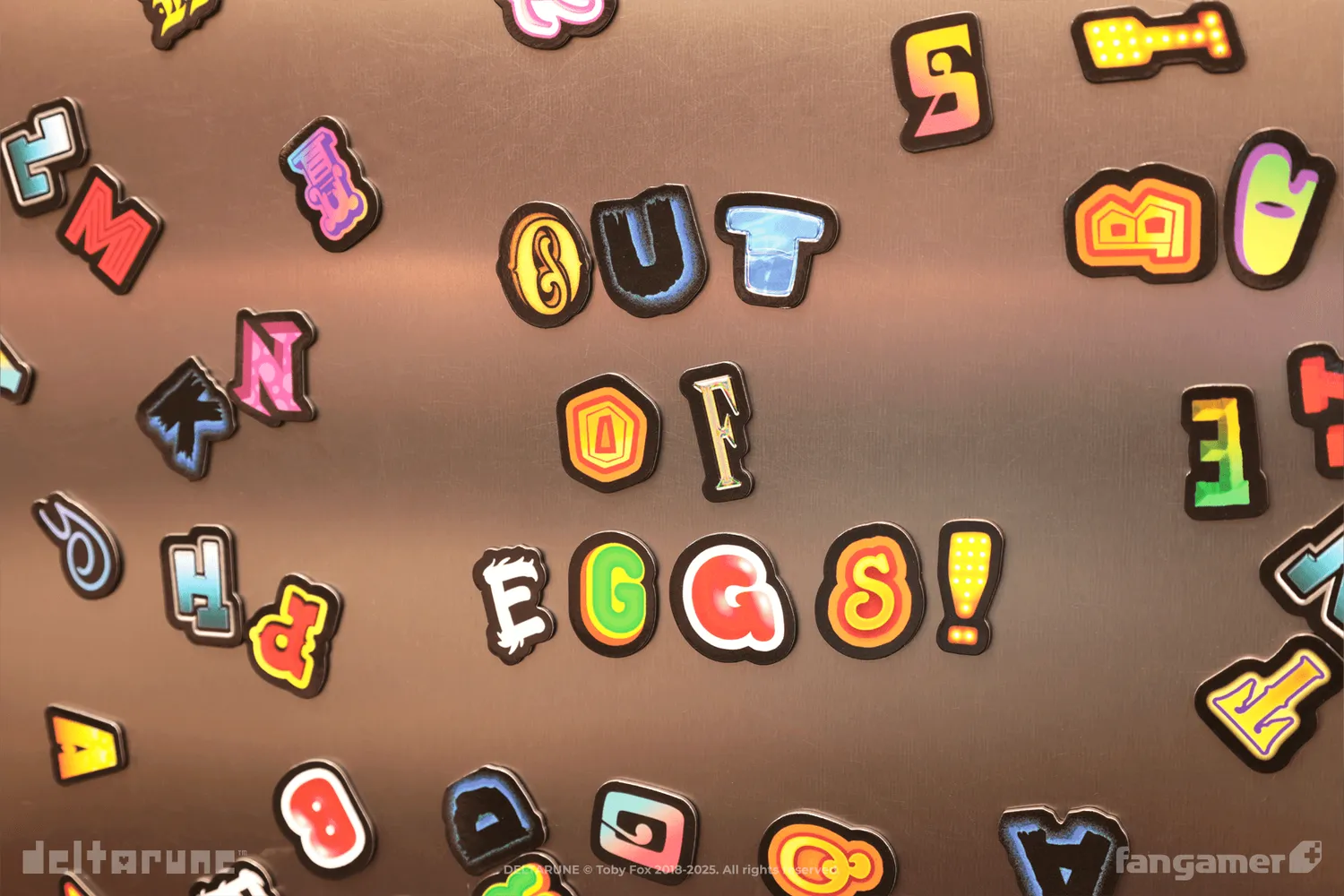 Fangamer DELTARUNE Mr. Tenna's Word Art Magnet Set, 73-teilig