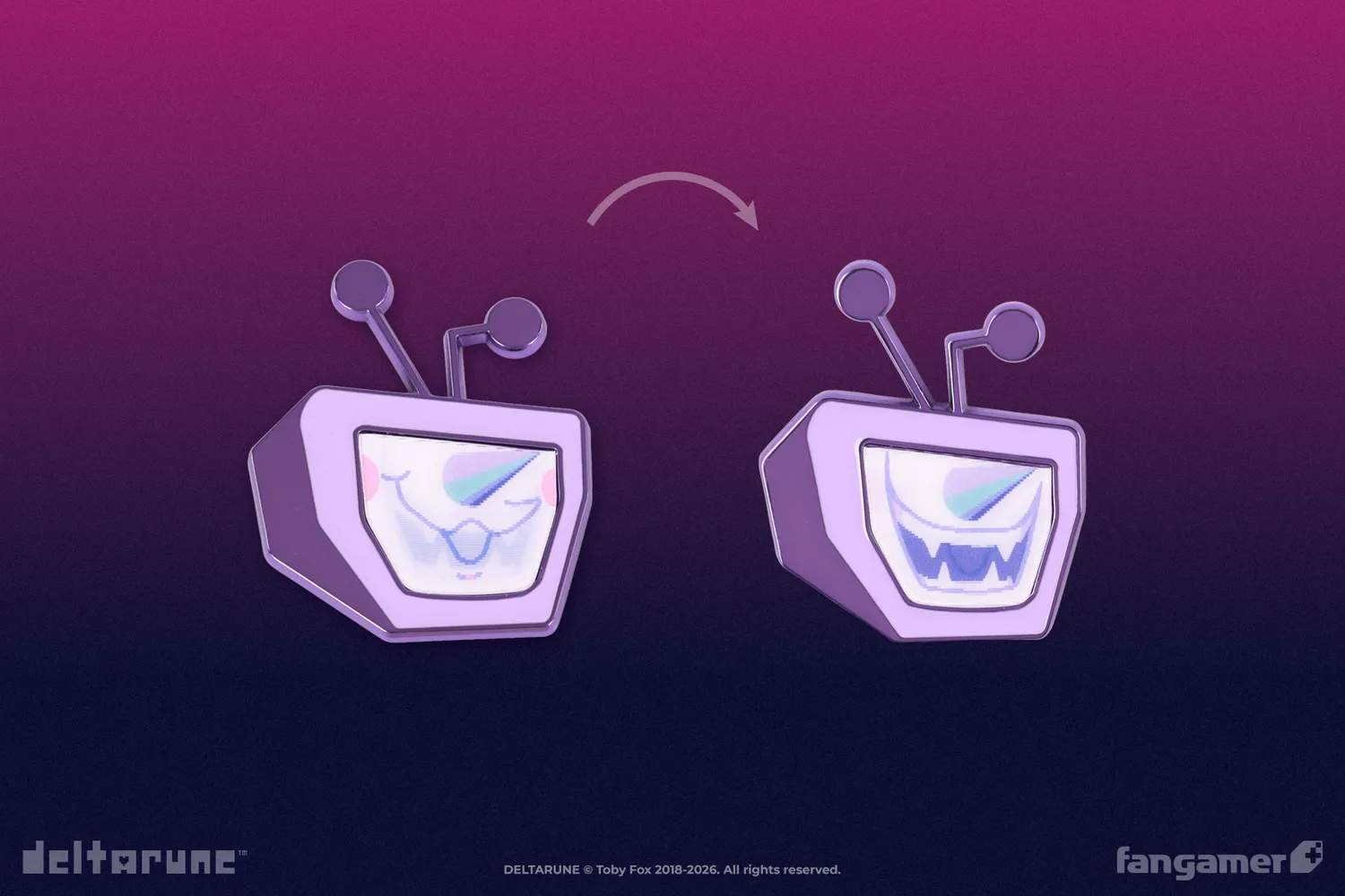 Fangamer DELTARUNE Mr. Tenna Lenticular Pin