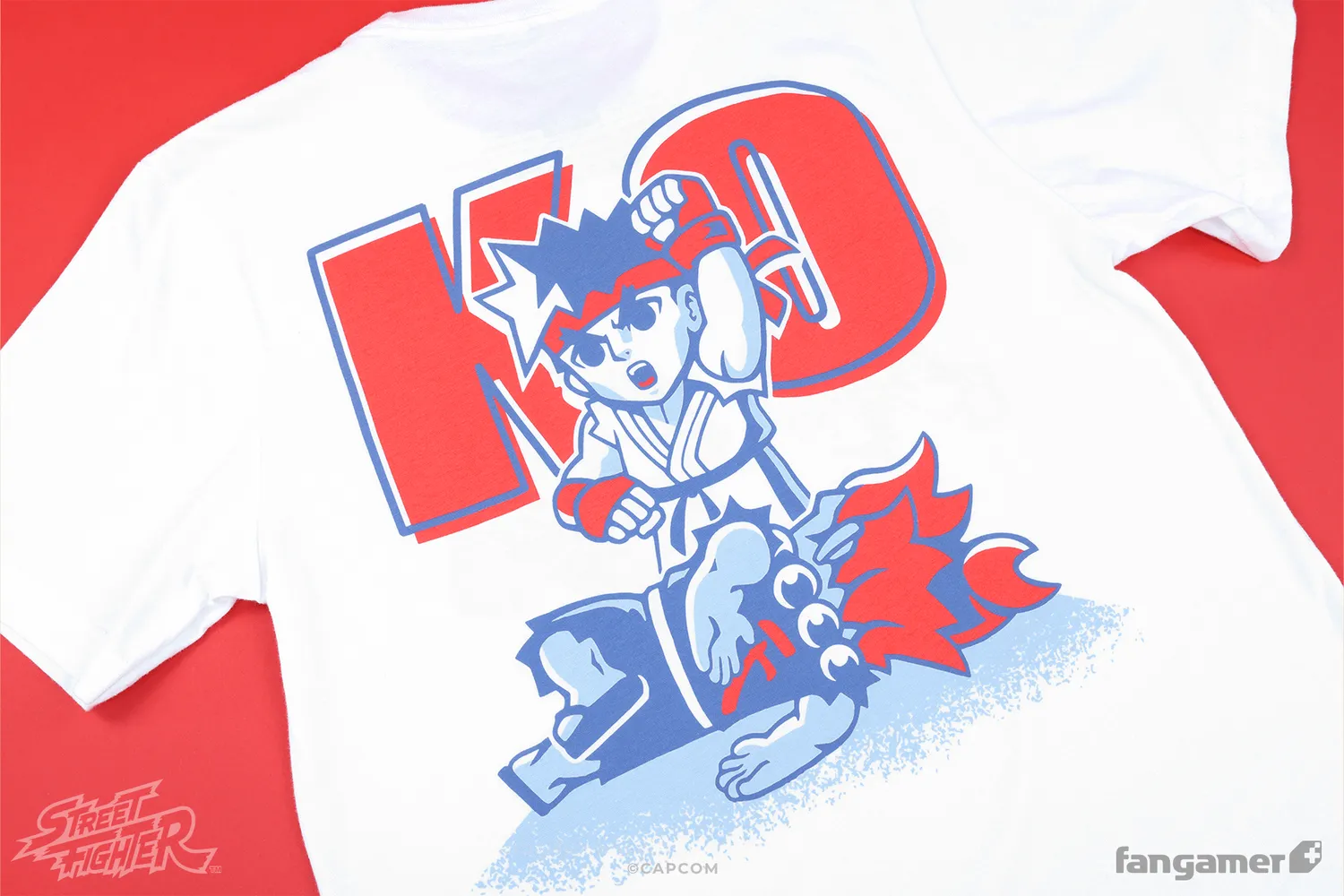 Fangamer Street Fighter Final Strike T-Shirt Baumwolle