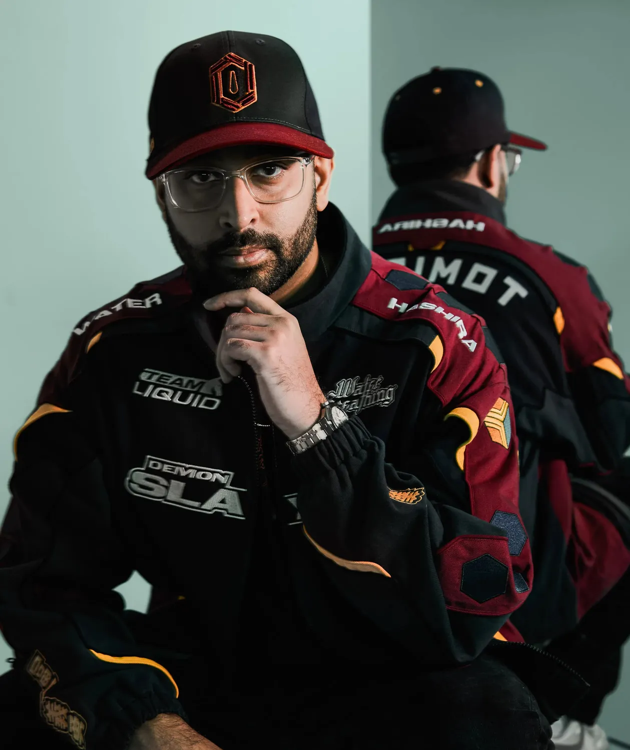 Team Liquid Demon Slayer Tomioka Racing Jacke Baumwolle