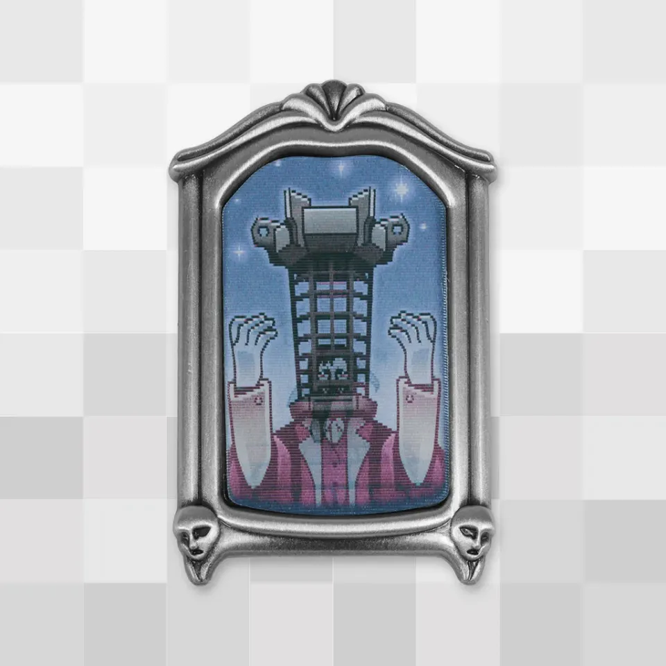Fangamer Bloodborne No One Can Catch Us Lenticular Pin Micolash 4,6cm