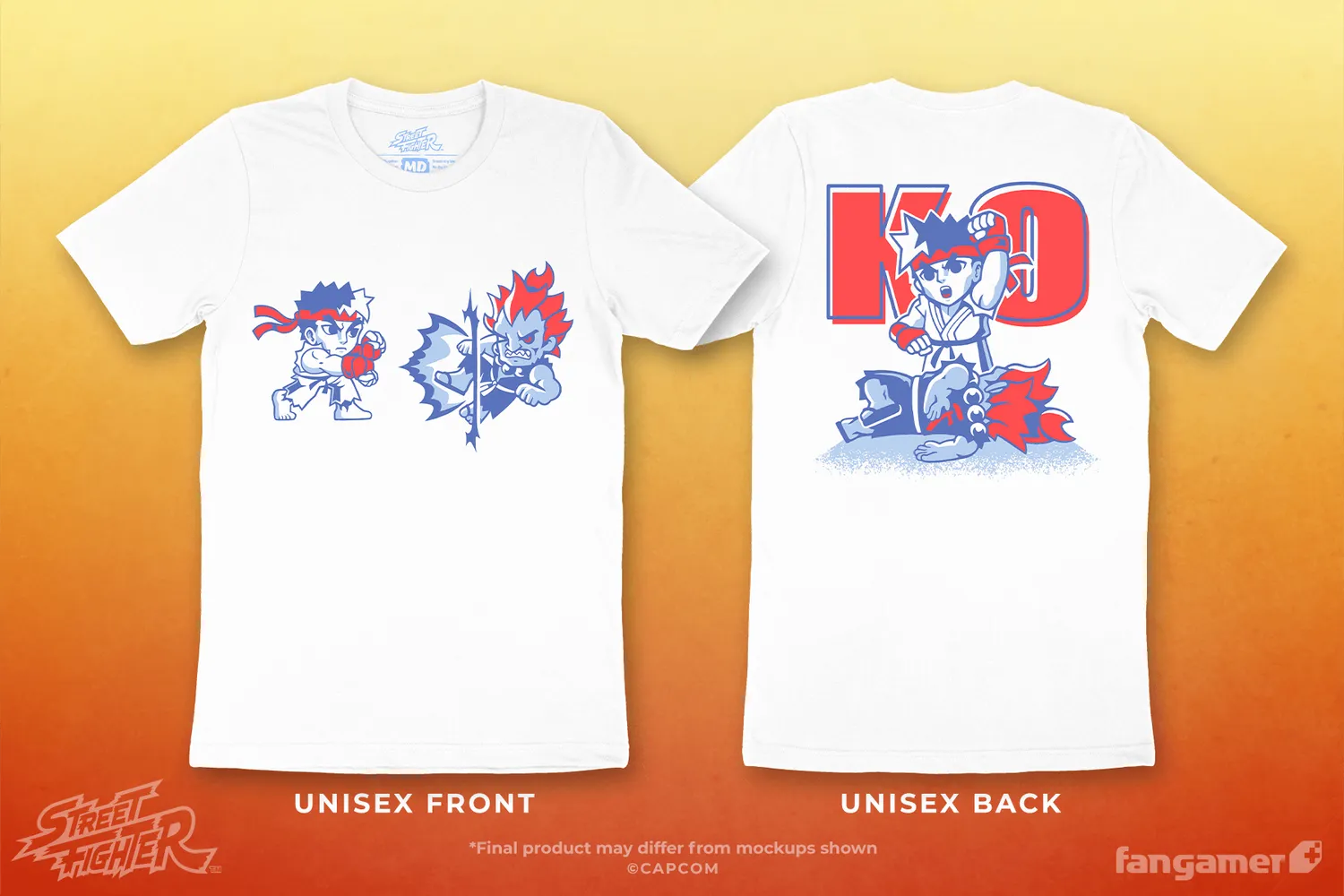 Fangamer Street Fighter Final Strike T-Shirt Baumwolle