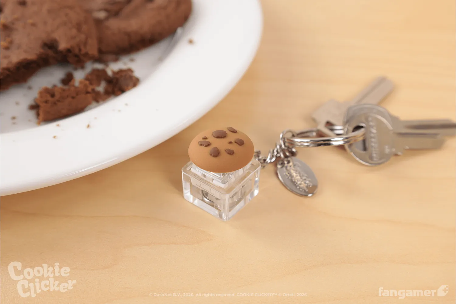 Fangamer Cookie Clicker Clicker Cookie Schlüsselanhänger