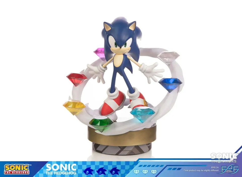 Sonic Frontiers Sonic Resin Statue 42 cm Chaos Emeralds
