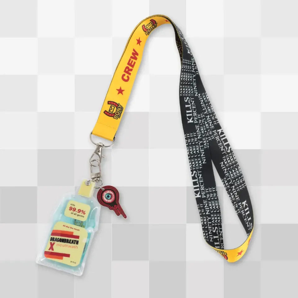 Fangamer MOUTHWASHING Dragonbreath Keychain & Crew Lanyard Schlüsselanhänger