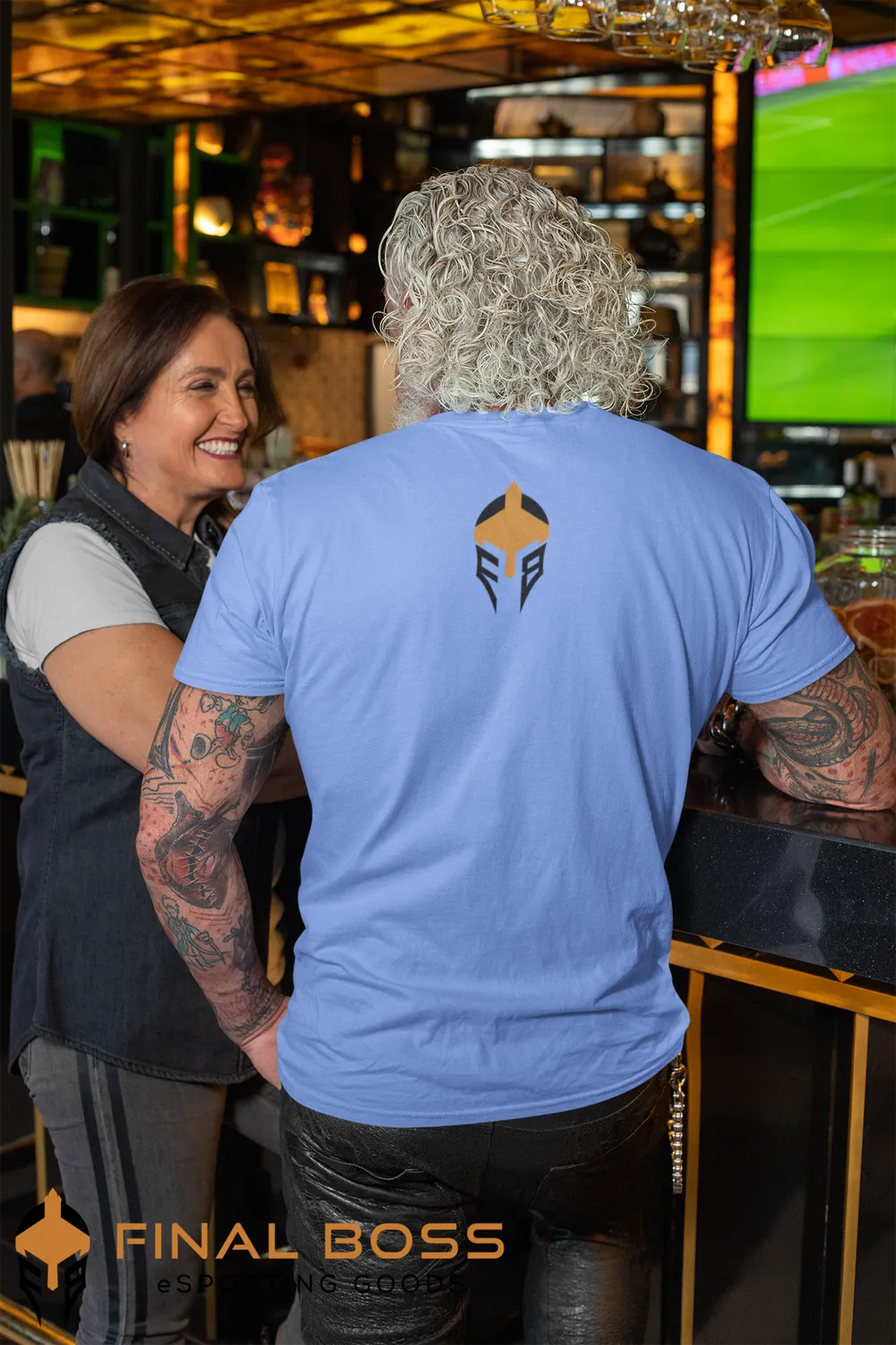 Final Boss Gamer Shirt mit Backprint