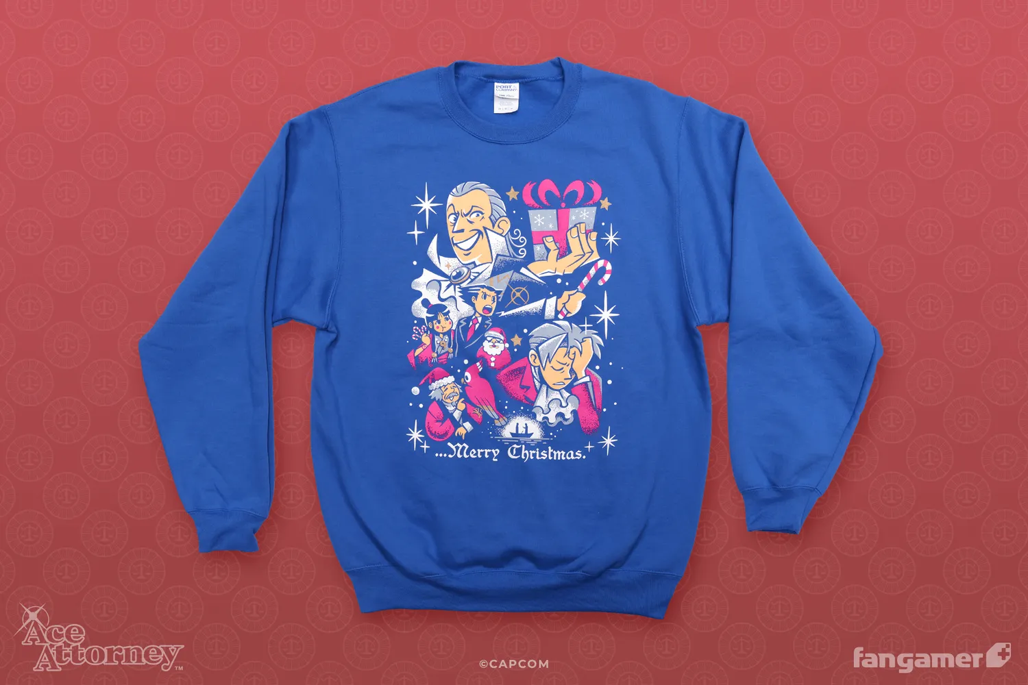 Fangamer Almost Christmas Sweater Ace Attorney Sweatshirt
