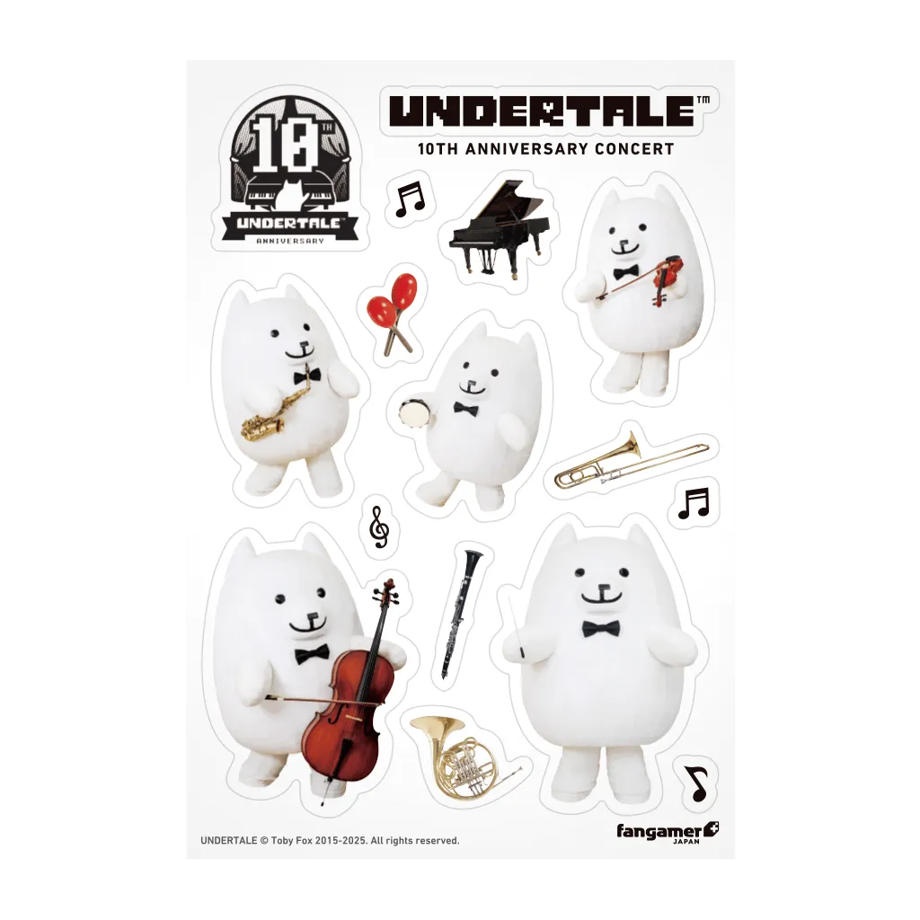 Fangamer UNDERTALE Annoying Dog Stickerbogen 16 Sticker