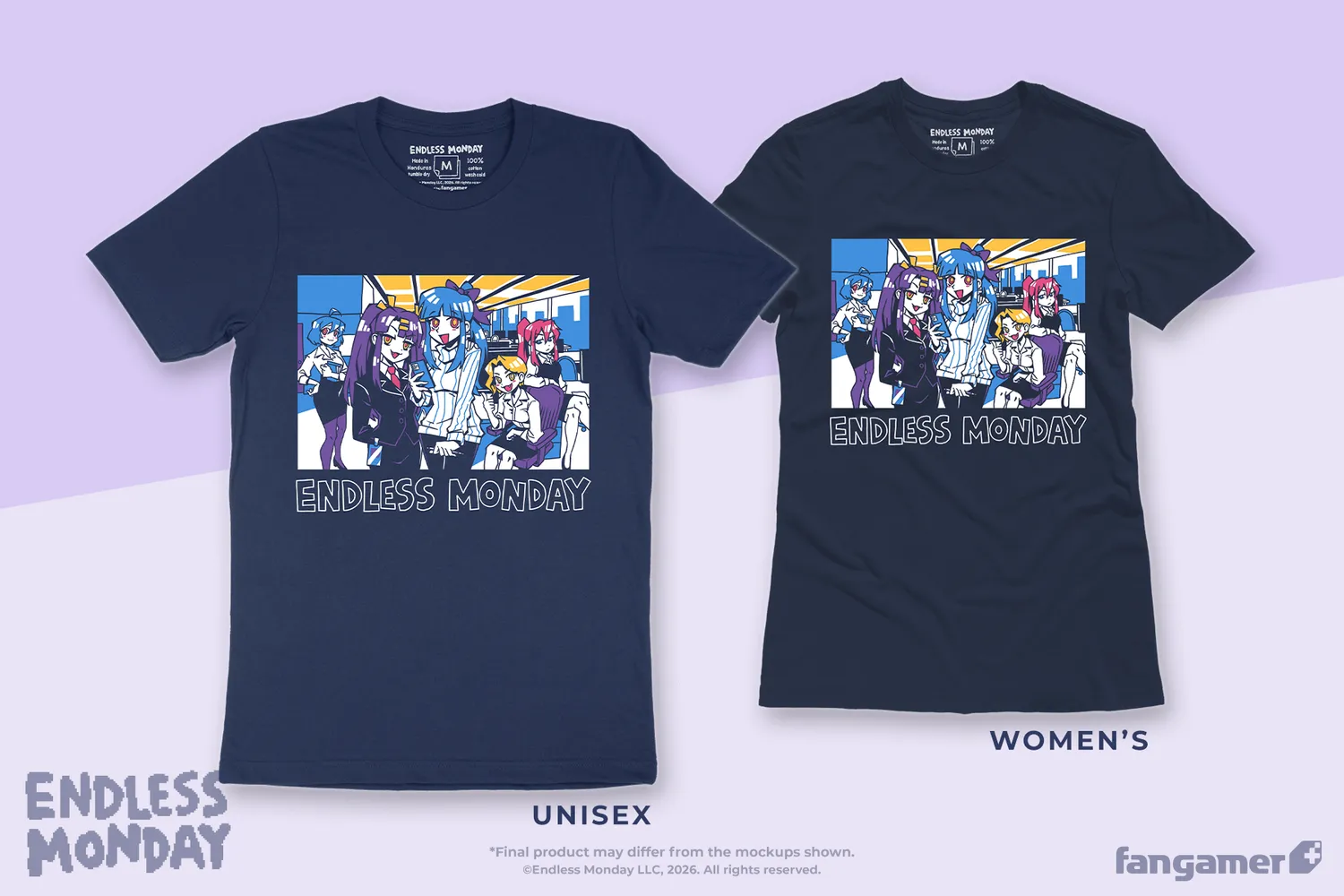 Fangamer Endless Monday We are Family T-Shirt Baumwolle