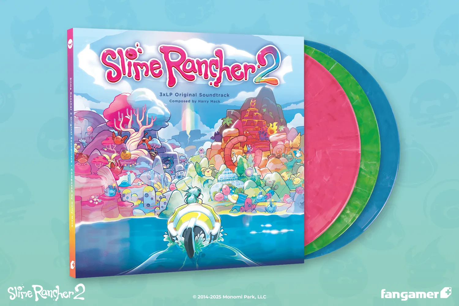 Fangamer Slime Rancher 2 Vinyl Soundtrack 3LP 24 Tracks
