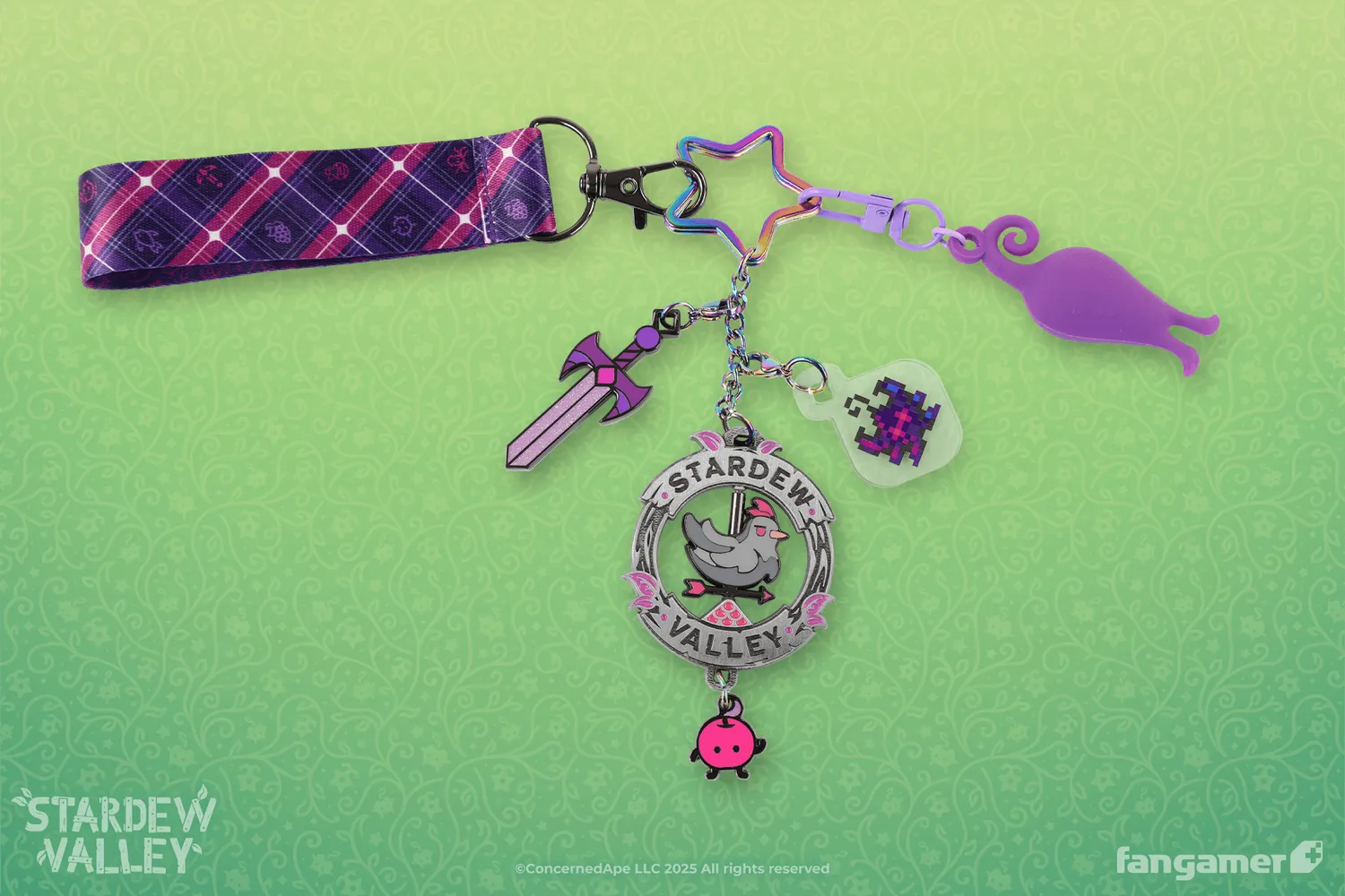 Fangamer Stardew Valley Void Farmer Schlüsselanhänger mit Charms