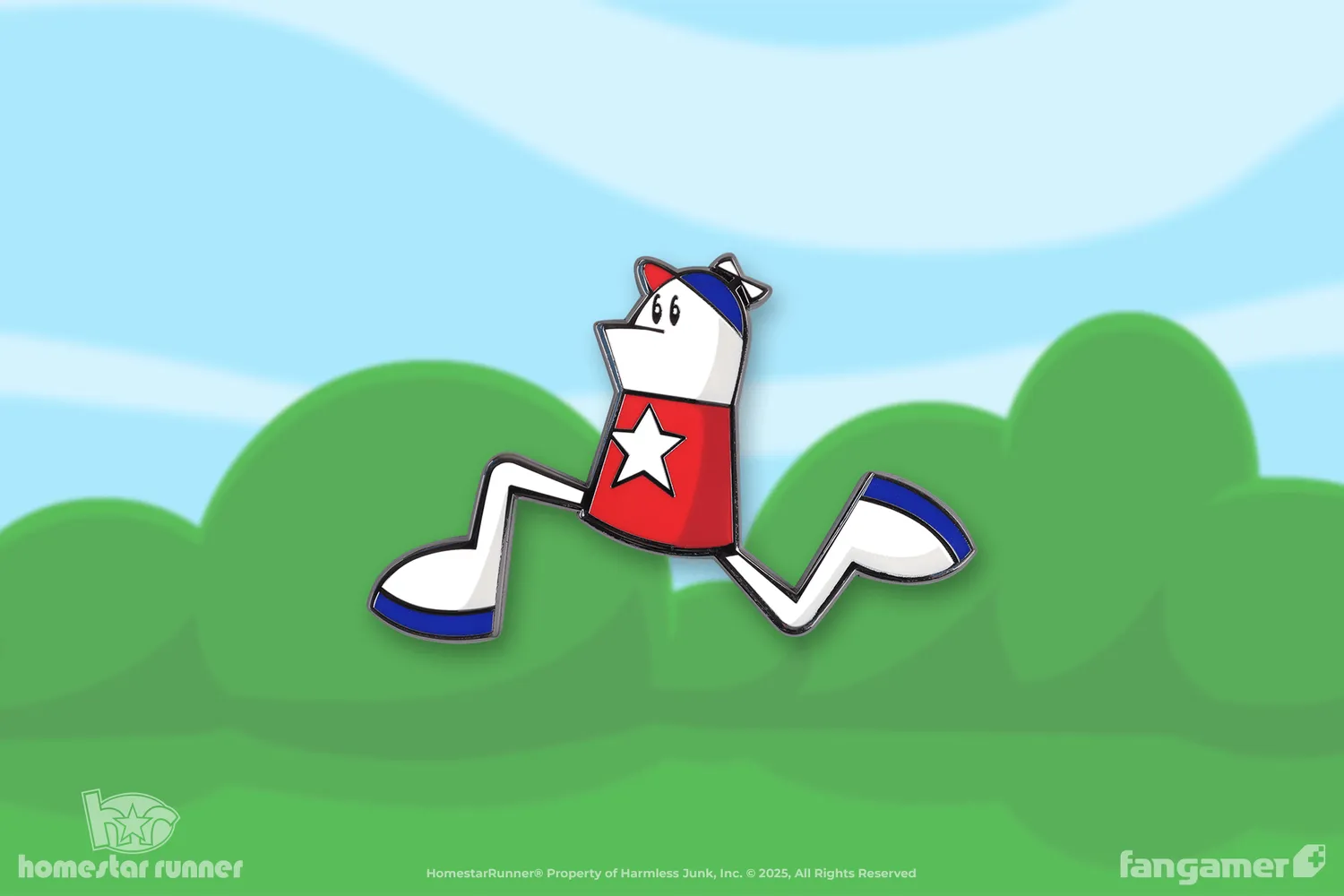 Fangamer Homestar Runner Homestar Pin Emaille 5,8 cm
