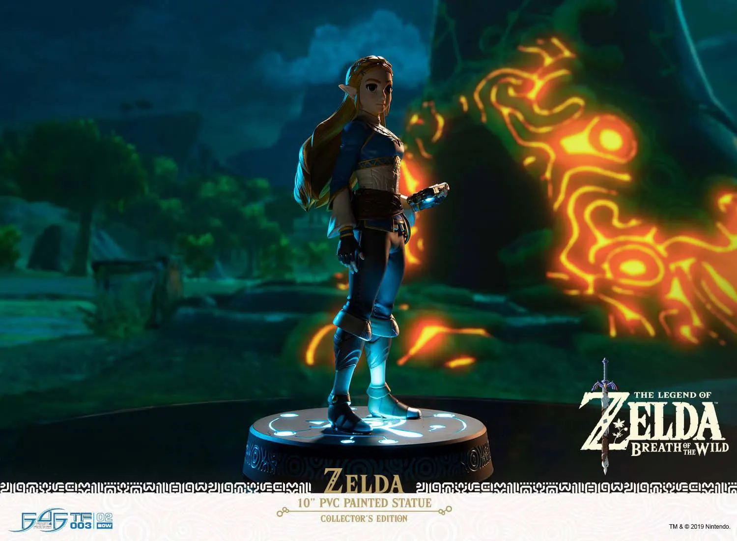 Zelda Breath of the Wild Zelda PVC Statue Collector's LED 25 cm