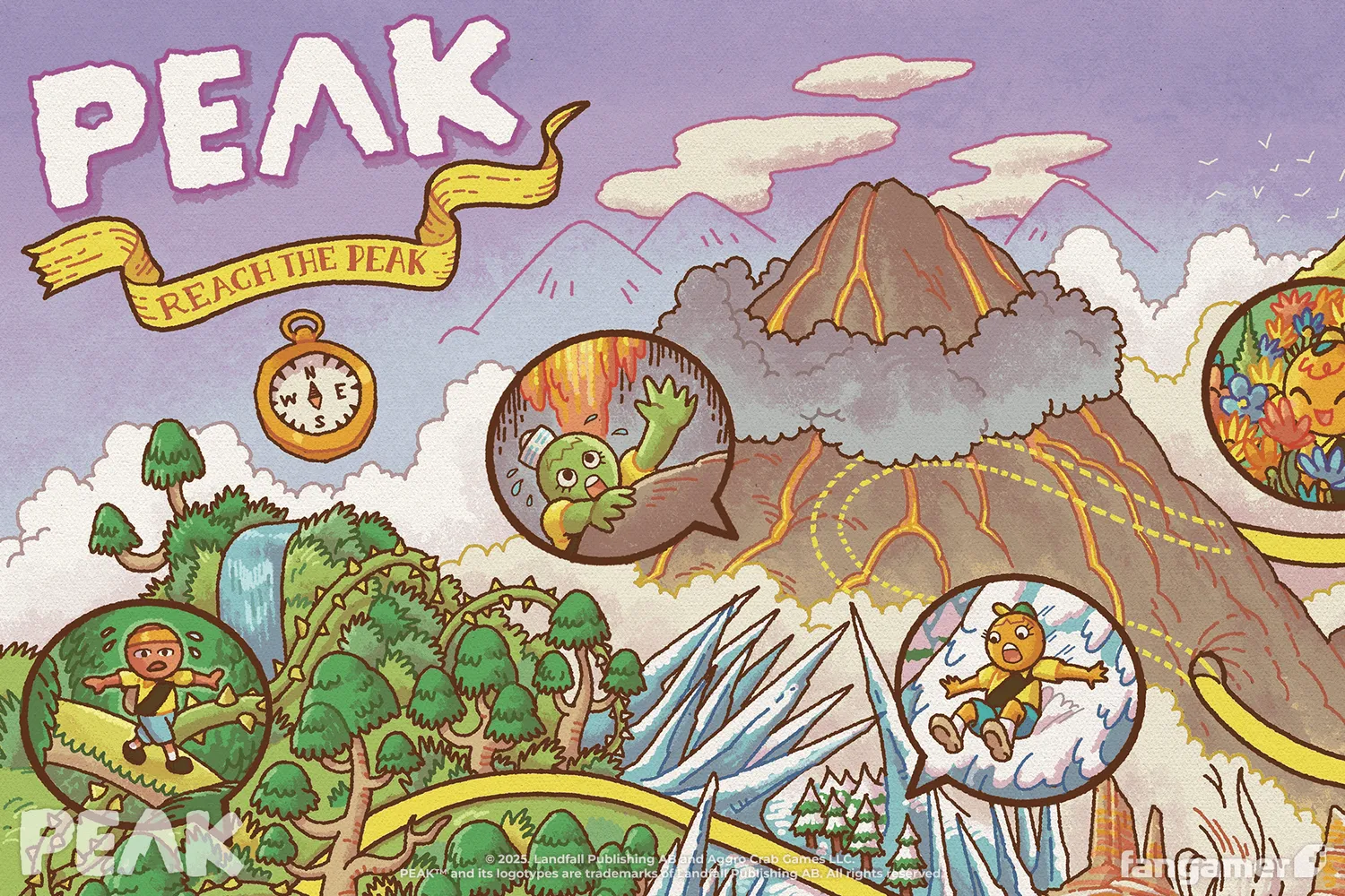 Fangamer Reach the PEAK Poster