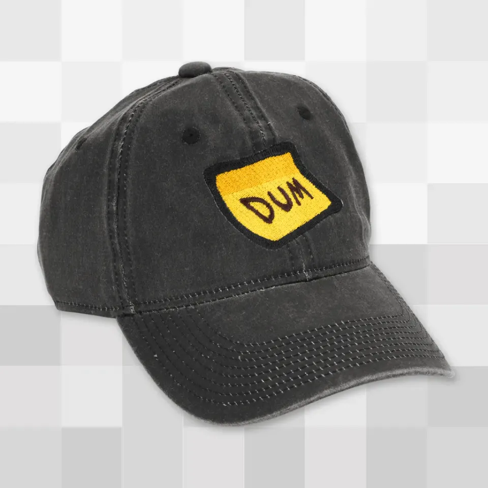 Fangamer Among Us DUM Cap Cap washed Black Stickerei