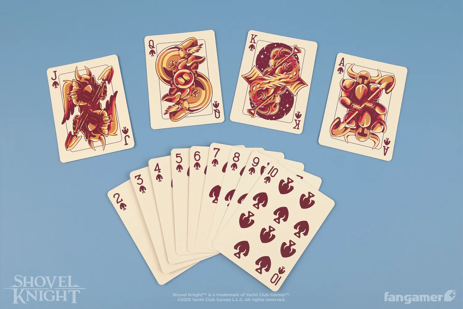 Fangamer Shovel Knight Playing Cards Gold Edition