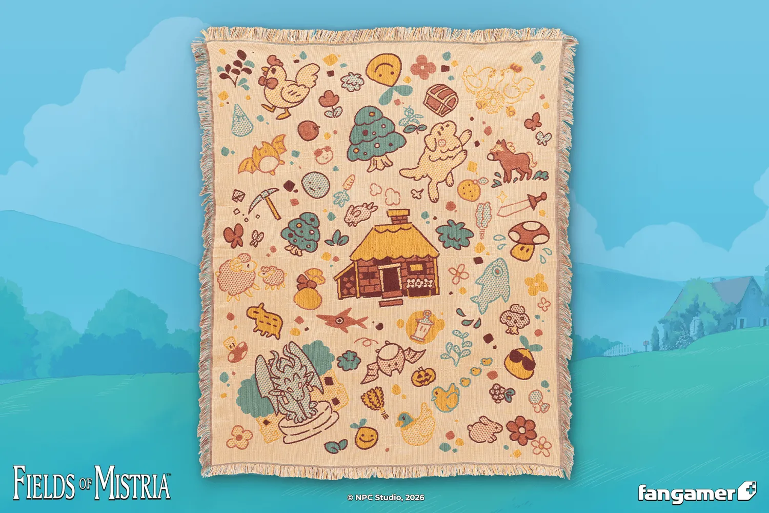 Fangamer Fields of Mistria Decke Wurfdecke