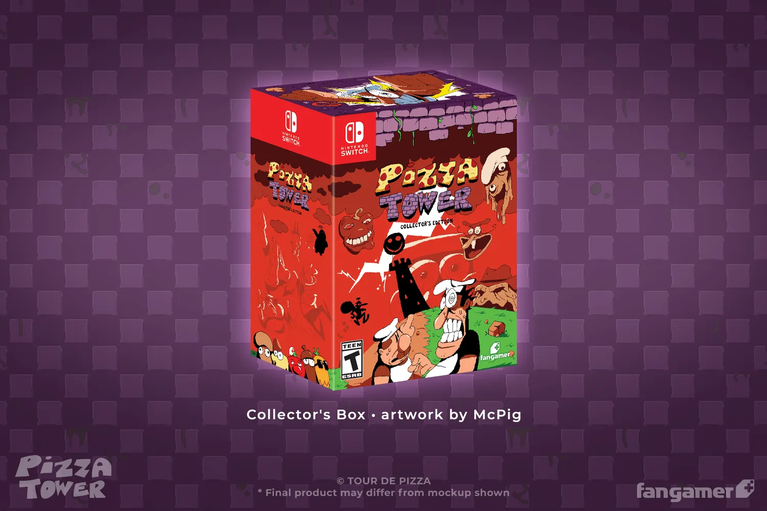 Fangamer Pizza Tower Collector's Edition Switch Spiel Box