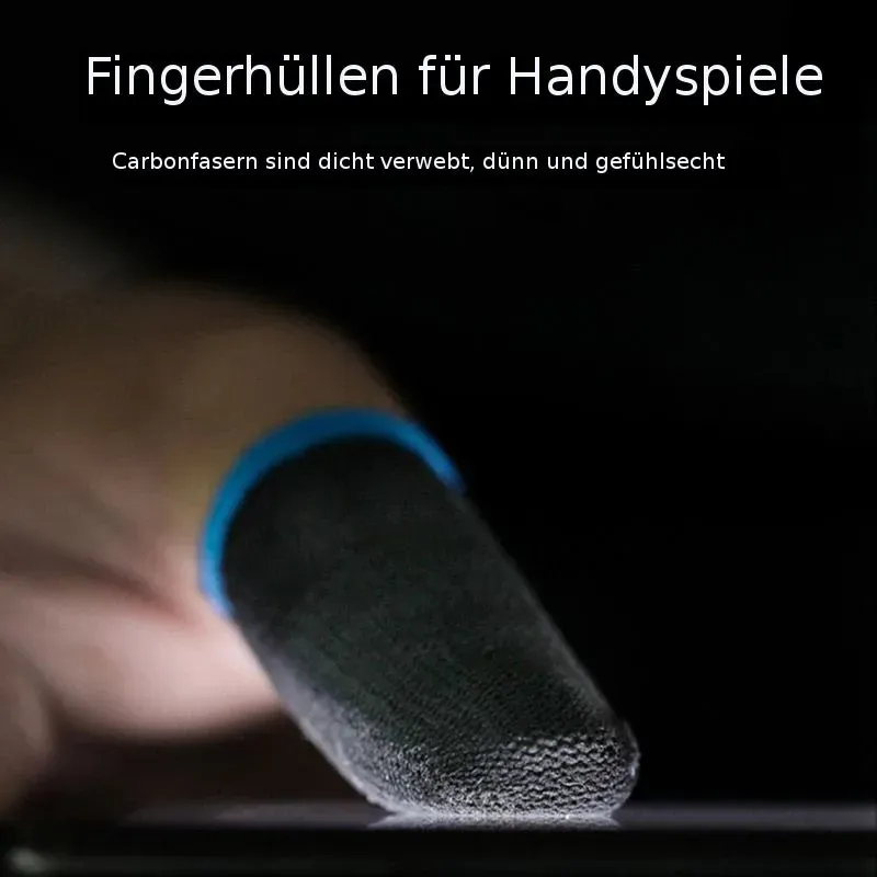 Final Boss Finger Hülsen, 5 Paar, Kohlefaser