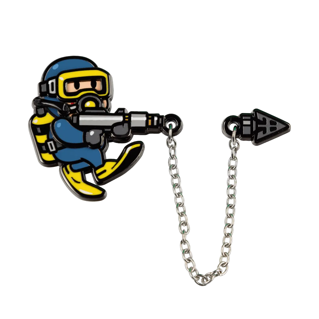 Fangamer DAVE THE DIVER Steel Harpoon Chained Pin