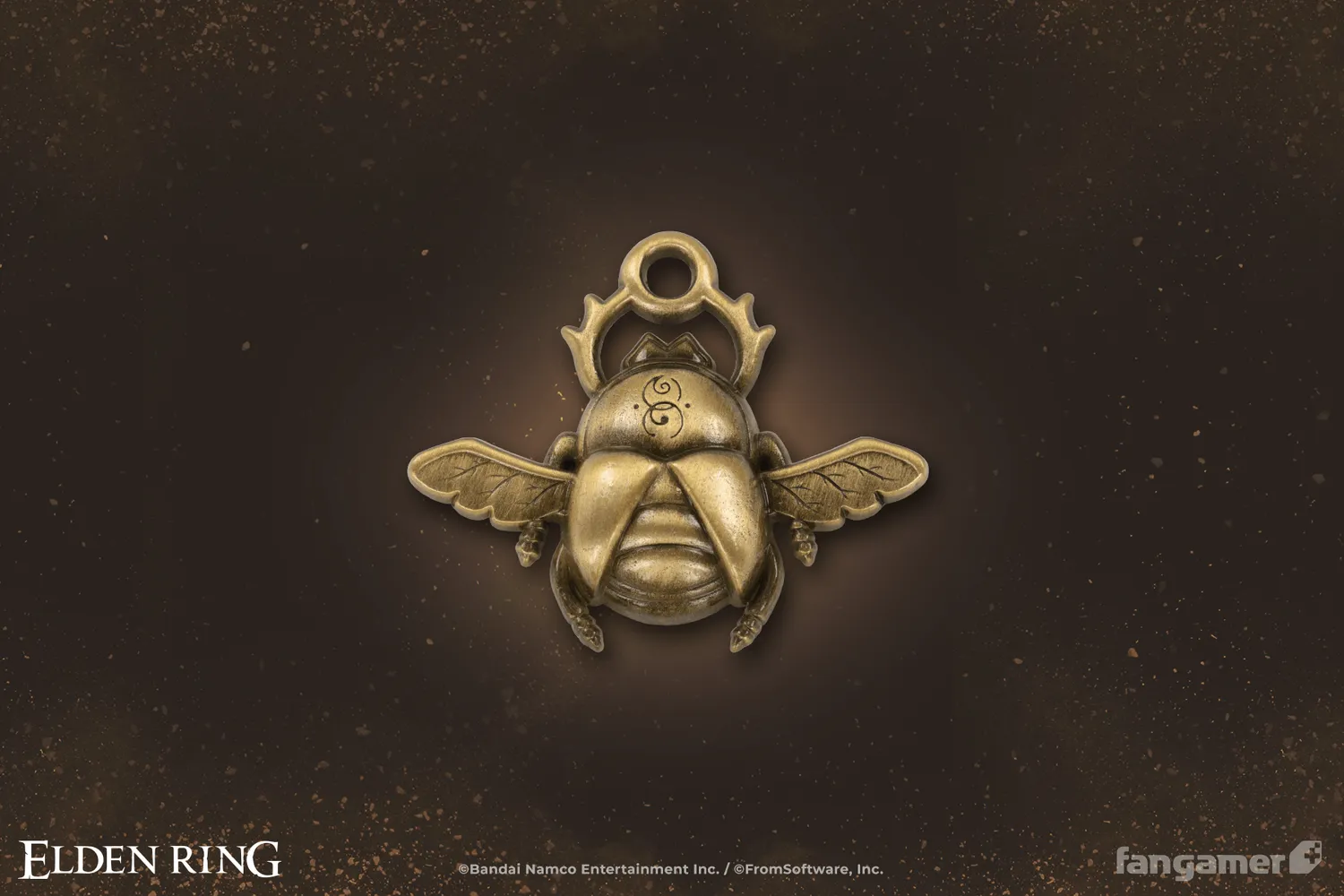 Fangamer Gold Scarab Pin Ansteckpin 3D-Design