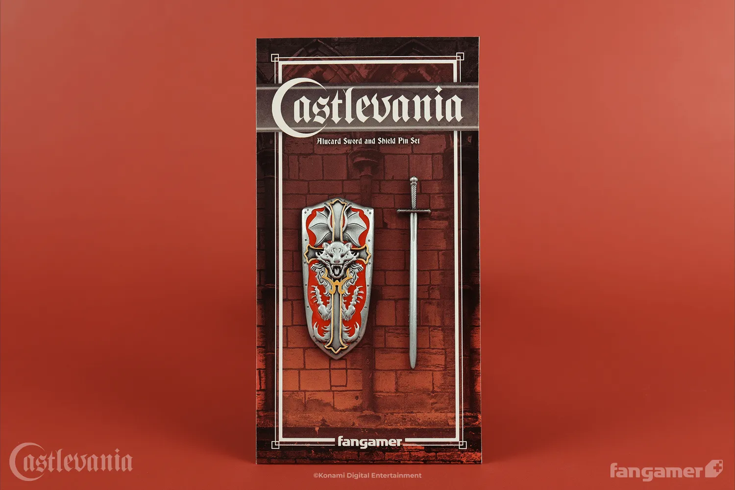 Fangamer Castlevania Alucard Shield & Sword Pin Set 2tlg