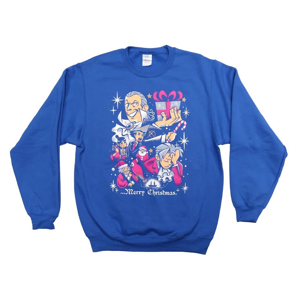 Fangamer Almost Christmas Sweater Ace Attorney Sweatshirt
