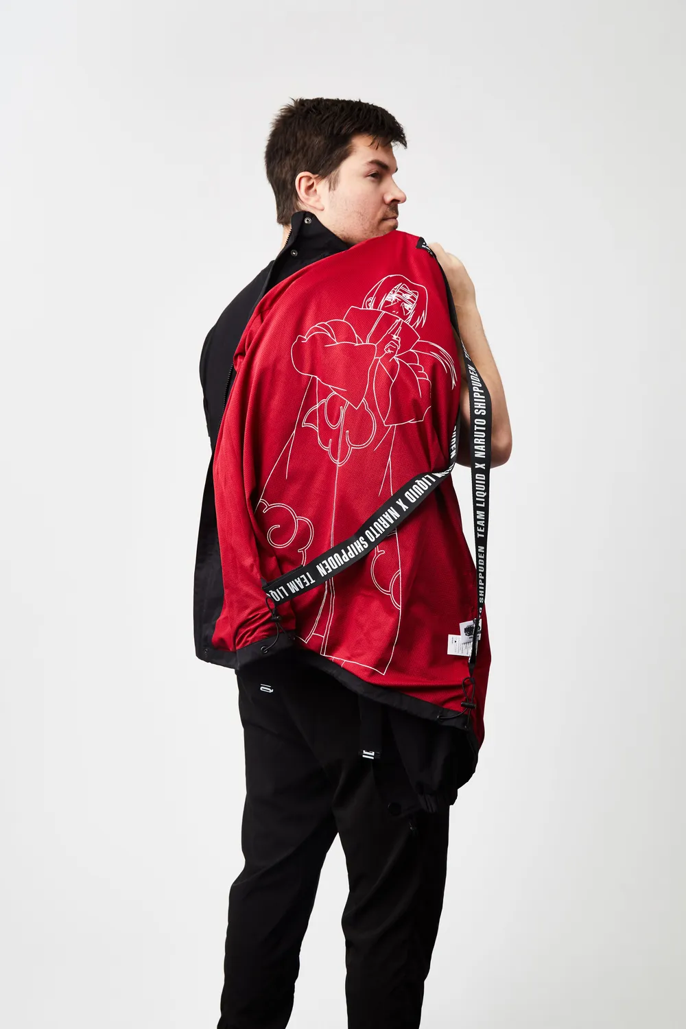 Team Liquid Naruto Akatsuki Itachi Tech-Jacke