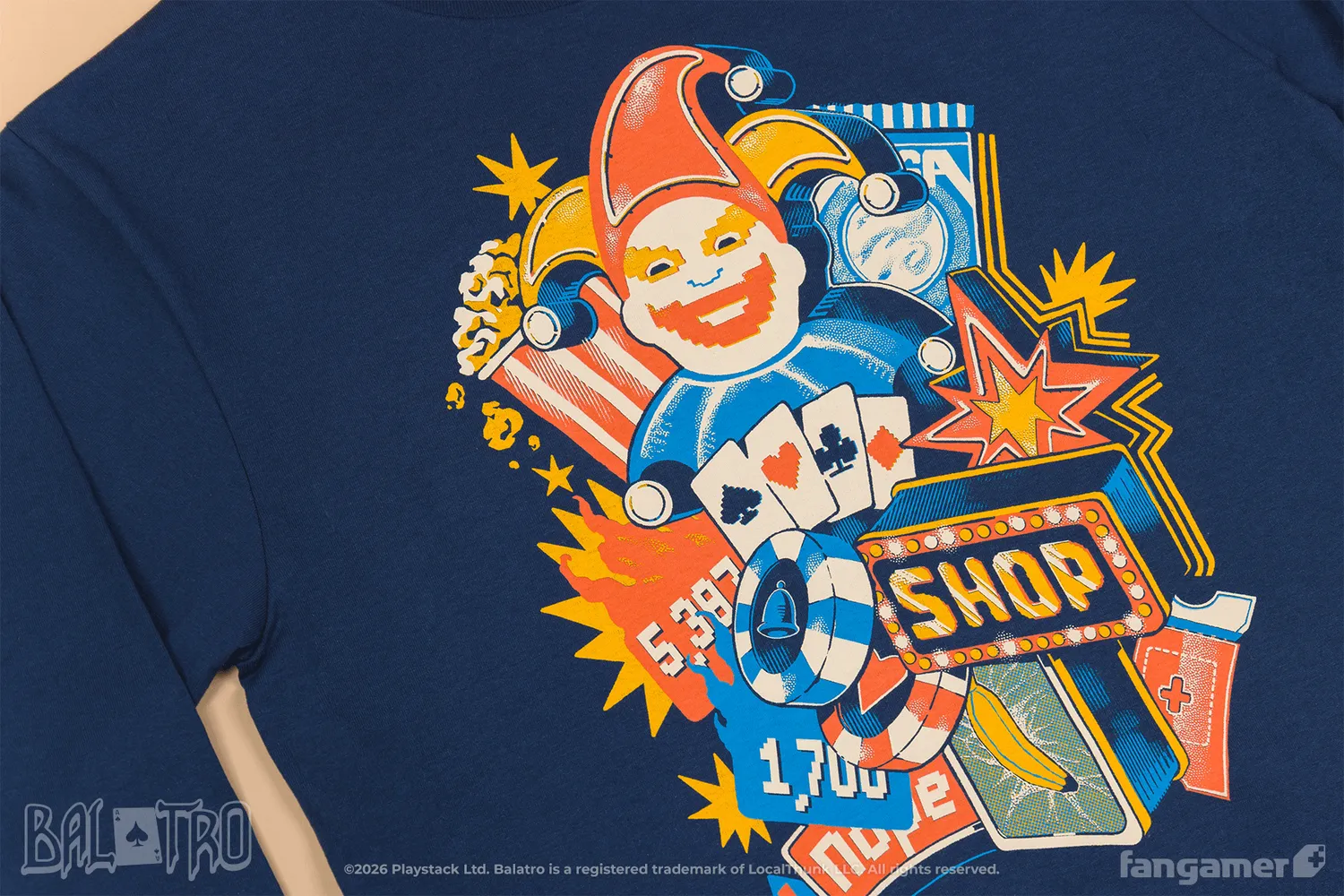 Fangamer Ante Up! Langarmshirt Baumwolle