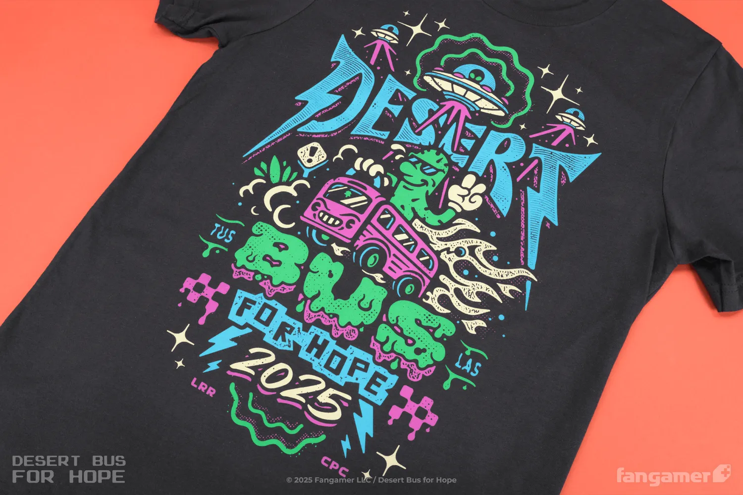 Fangamer Desert Bus 2025 T-Shirt Baumwolle