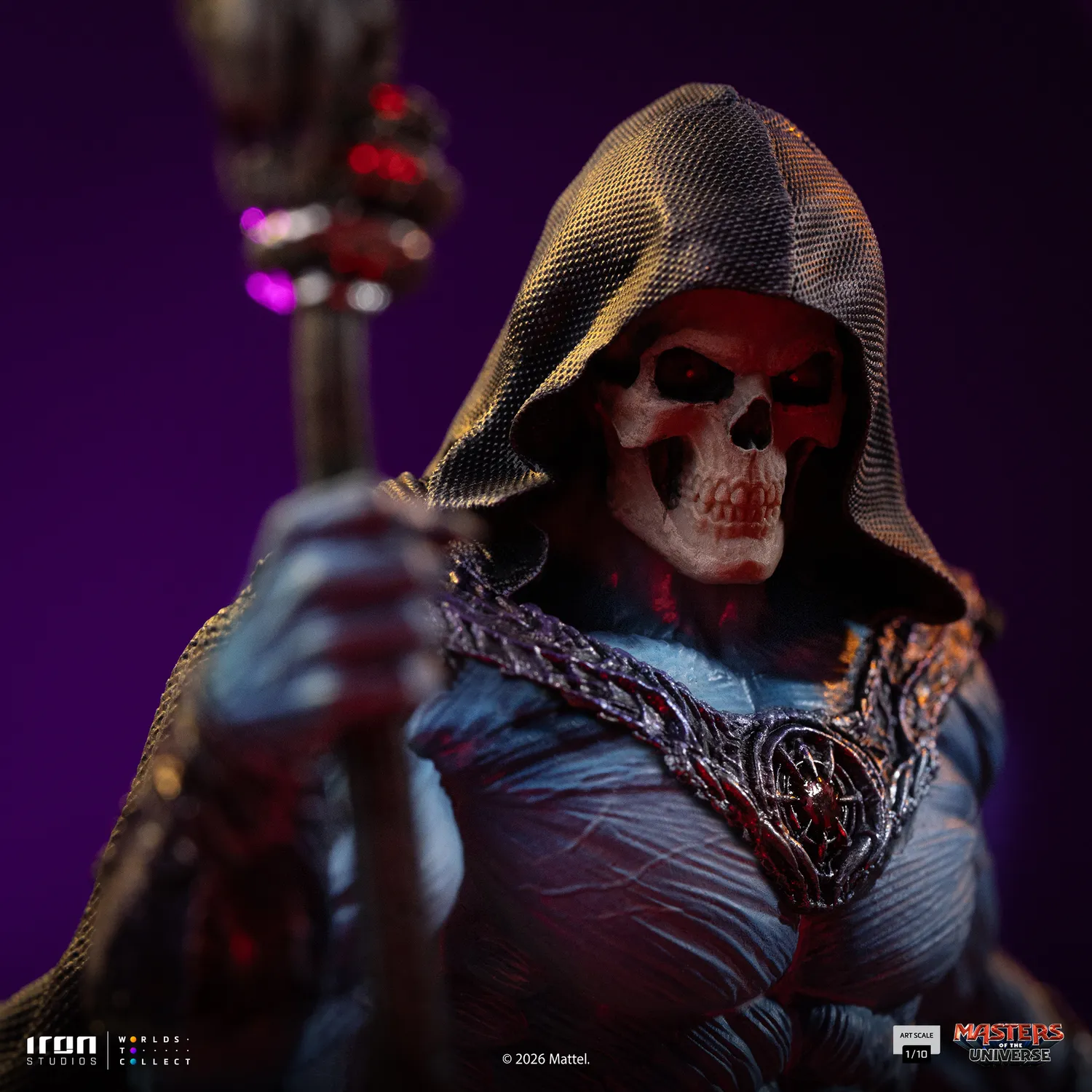 Iron Studios MOTU 2026 Skeletor Art Scale Statue 29 cm