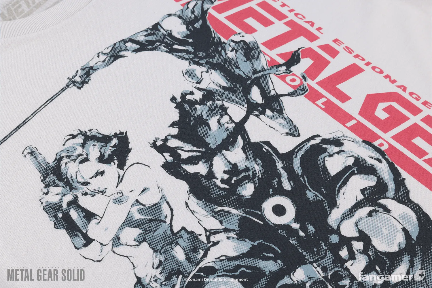 Fangamer Metal Gear Solid Stealth Mission T-Shirt Key Art
