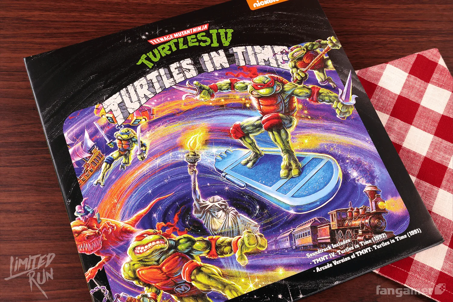 Fangamer Teenage Mutant Ninja Turtles IV: Turtles in Time Vinyl-Soundtrack 2-LP Splatter