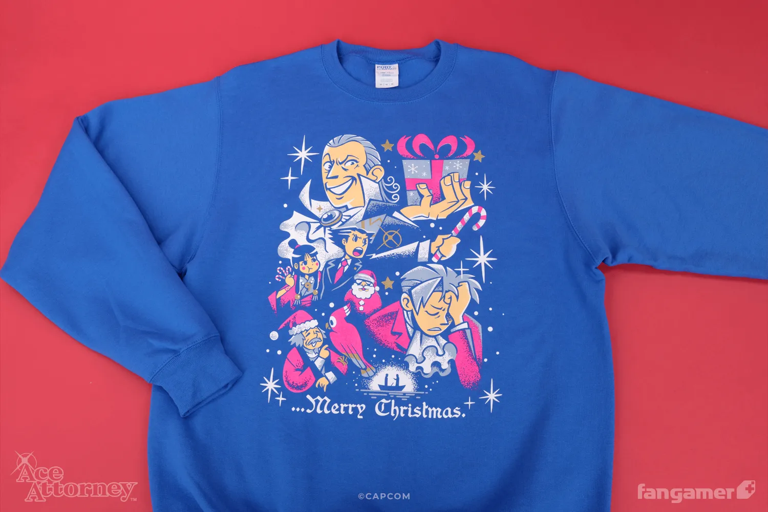 Fangamer Almost Christmas Sweater Ace Attorney Sweatshirt