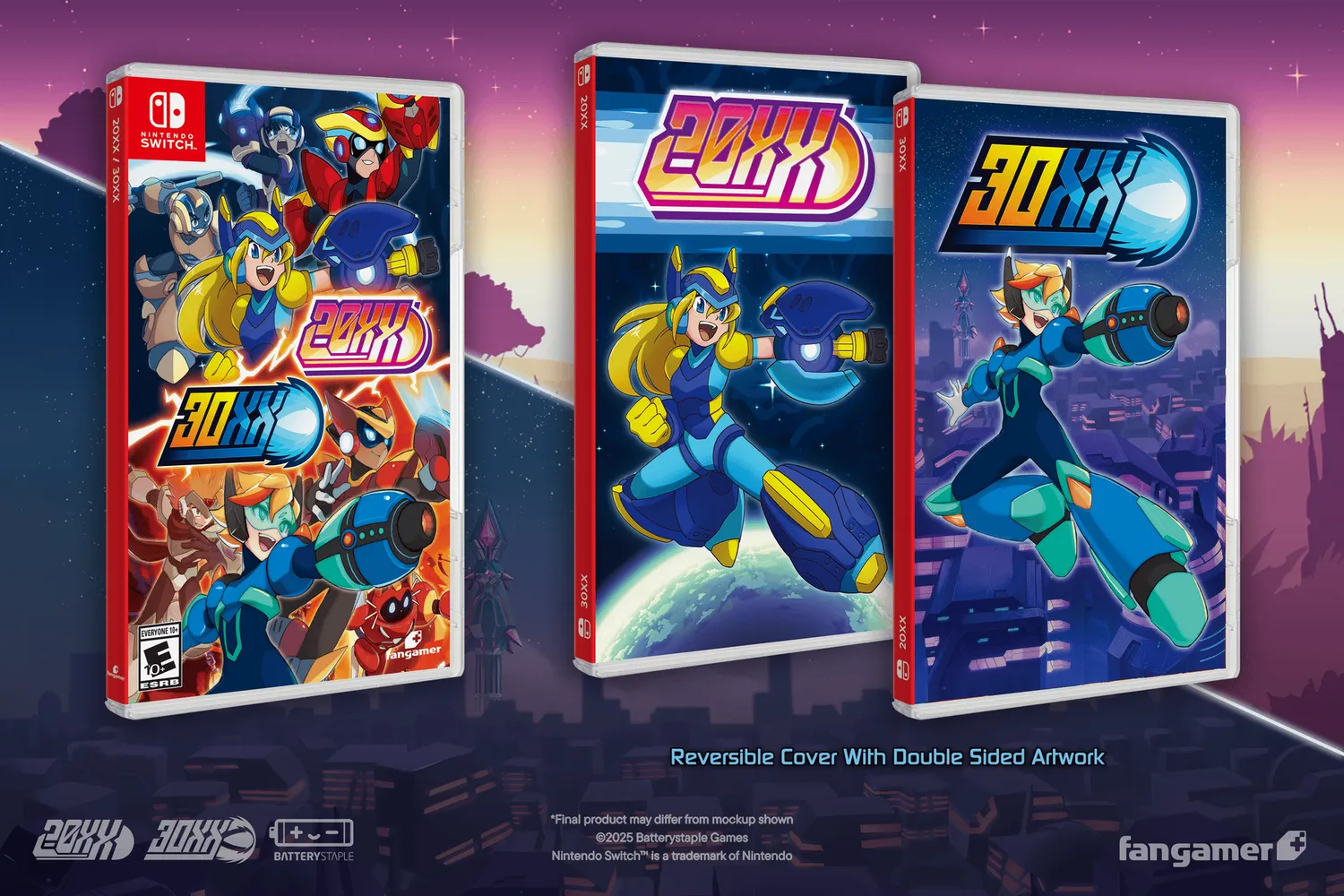 Fangamer 20XX/30XX Nintendo Switch Spiel physisch mit Poster