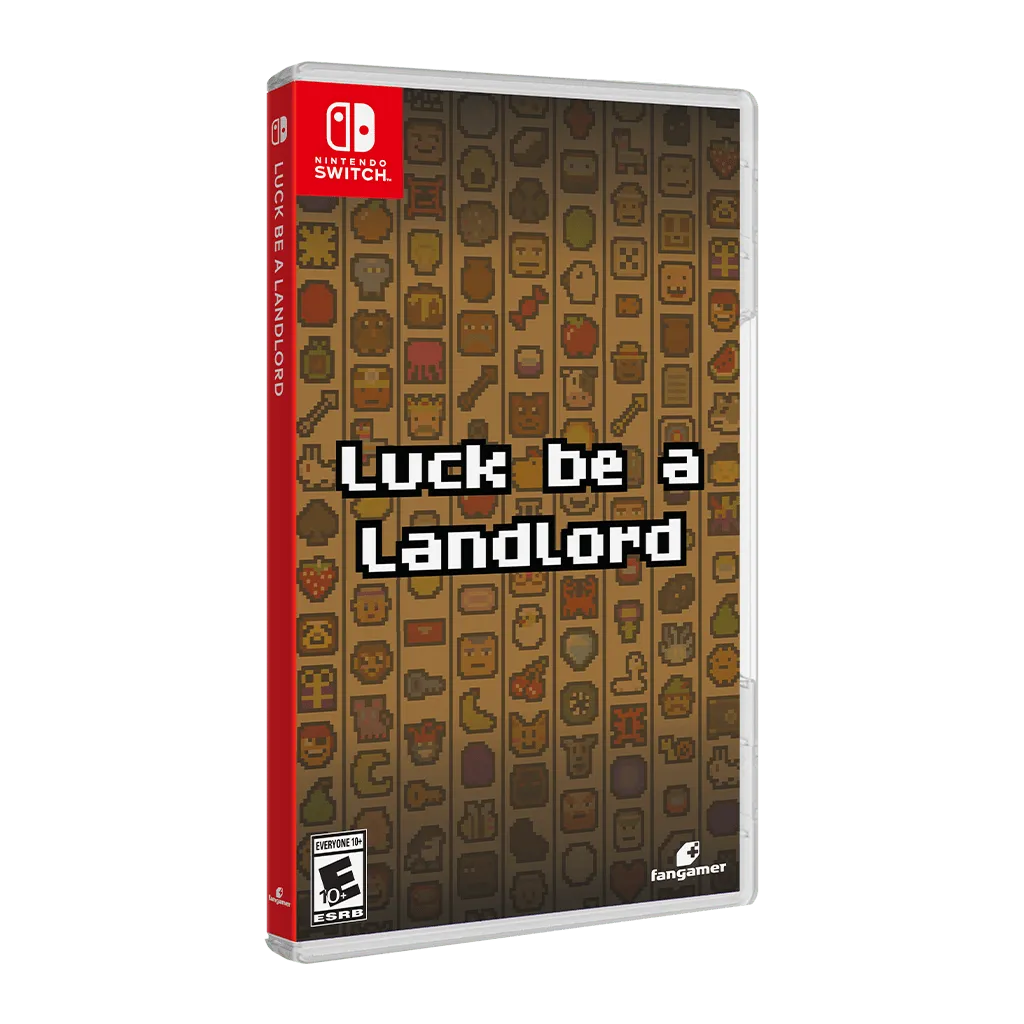 Fangamer Luck Be a Landlord Physical Edition Switch Spiel mit Booklet