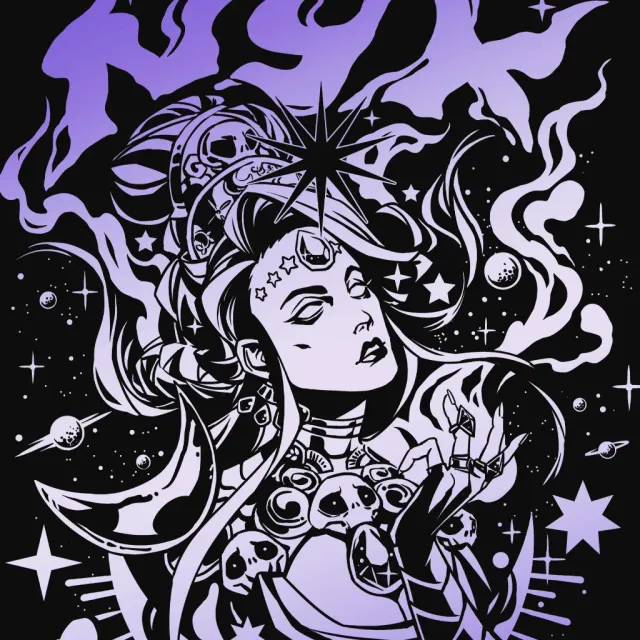 Fangamer Hades Night Incarnate Amethyst T-Shirt Baumwolle