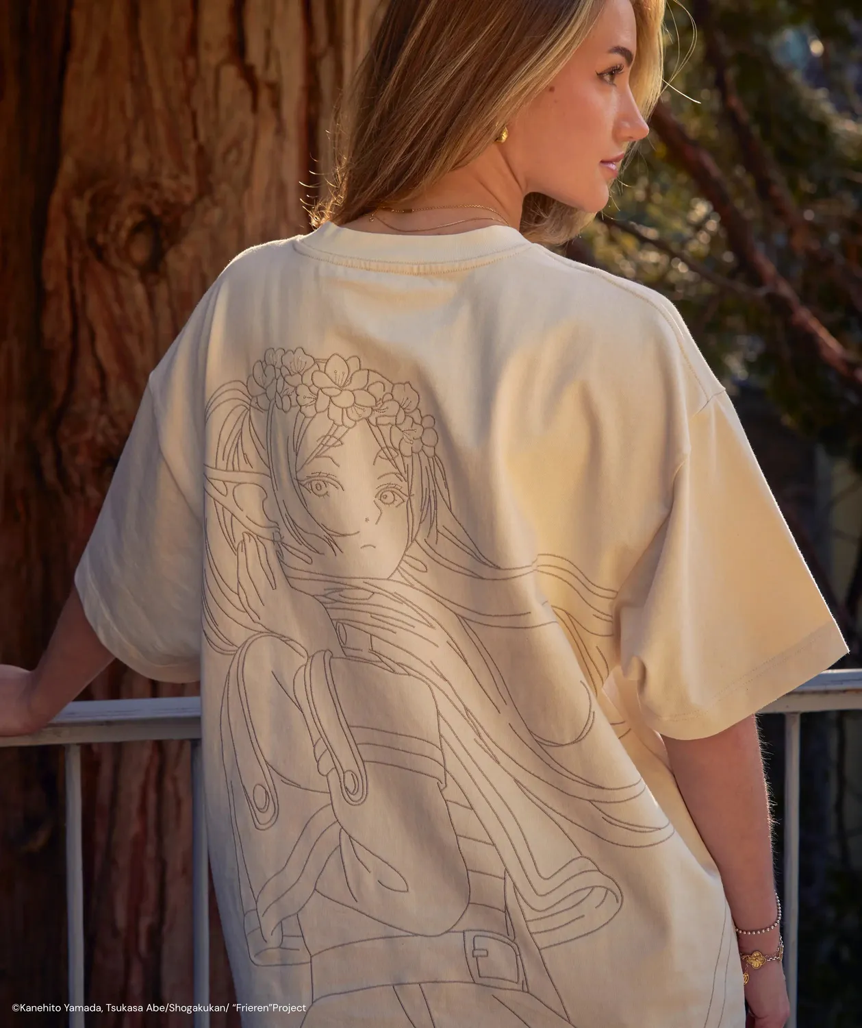 Team Liquid Frieren Embroidered Oversized Tee