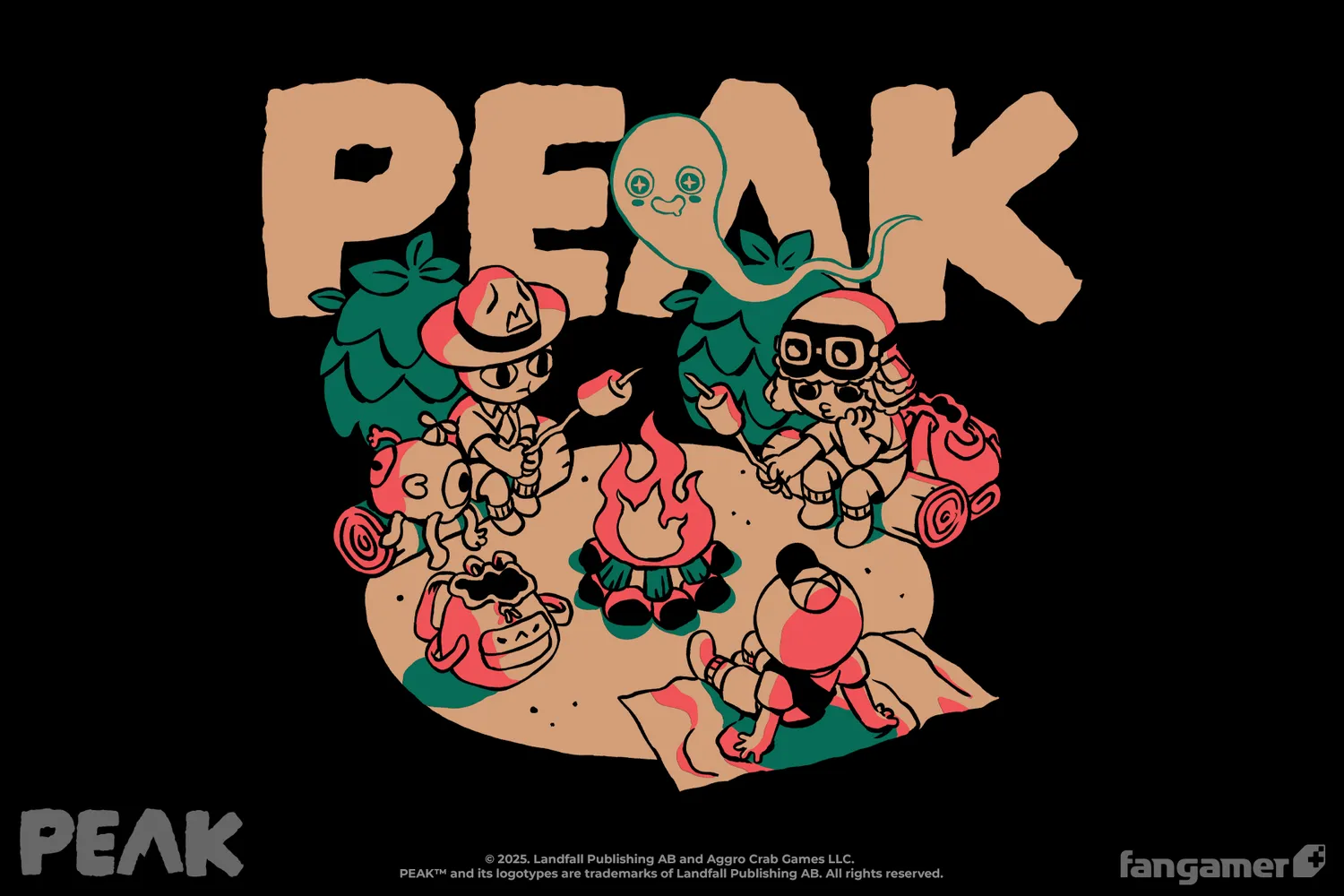 Fangamer PEAK Happy Campers T-Shirt Baumwolle