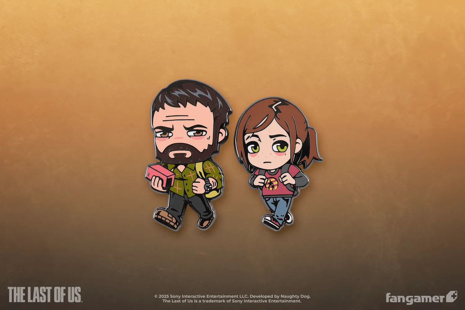 Fangamer Joel and Ellie Pin Set