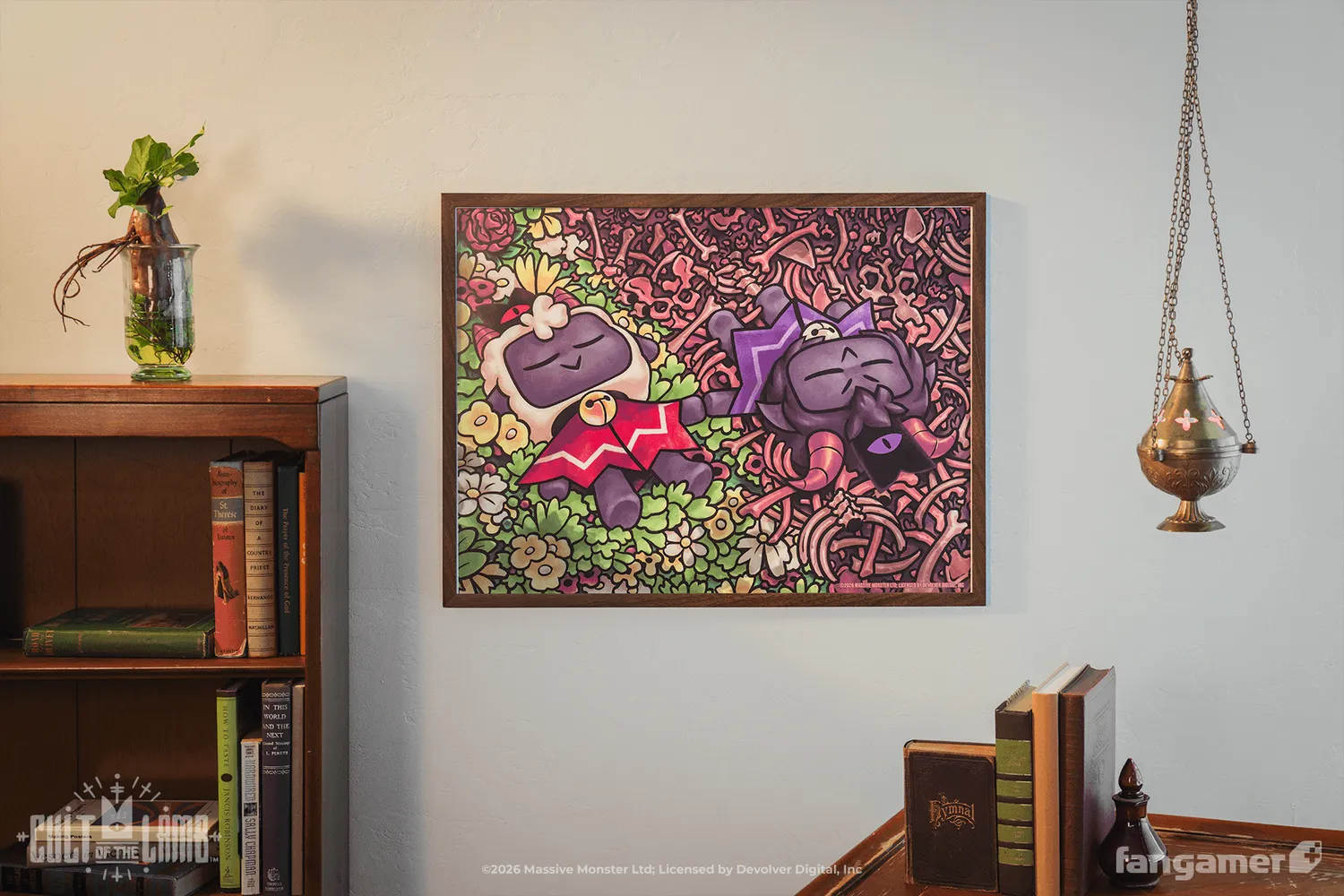 Fangamer Cult of the Lamb Friends That Slay Together Poster