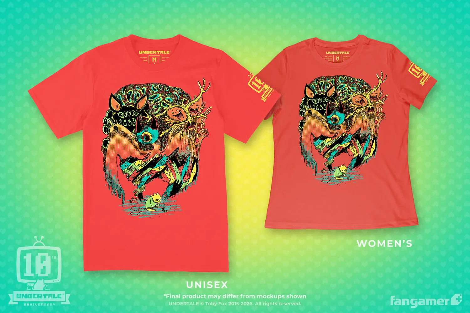 Fangamer UNDERTALE Amalgamate (10th Anniversary Edition) T-Shirt