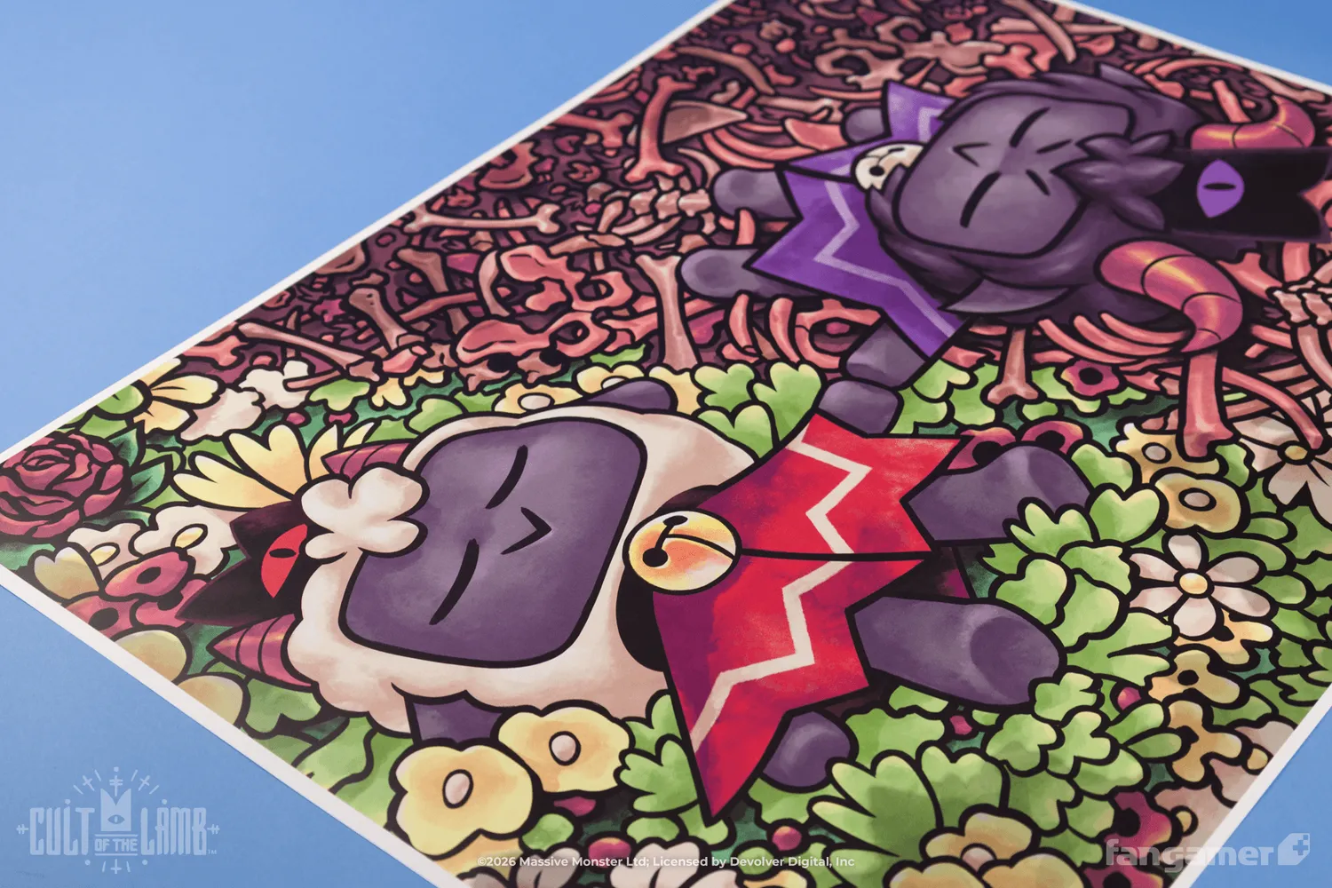 Fangamer Cult of the Lamb Friends That Slay Together Poster