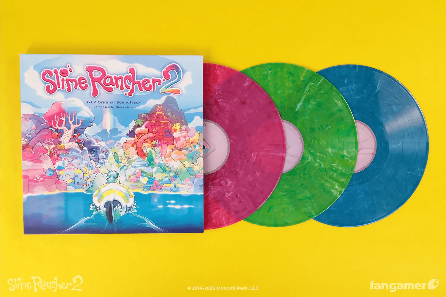 Fangamer Slime Rancher 2 Vinyl Soundtrack 3LP 24 Tracks